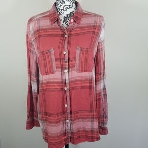 Mossimo Boyfriend Long Sleev Button Up